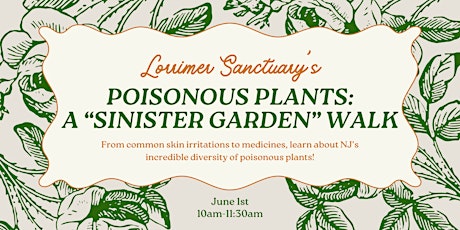 Poisonous Plants - The Sinister Garden Walk