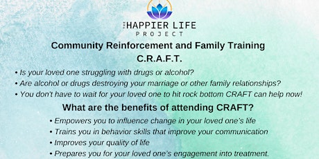 C.R.A.F.T. (COMMUNITY REINFORCEMENT AND FAMILY TRAINING) Fri April