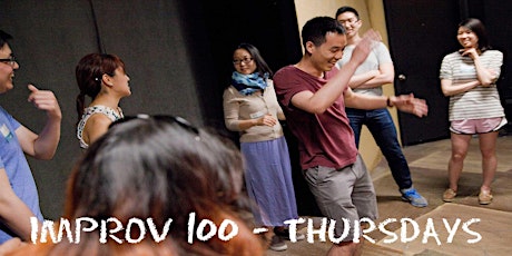 Immagine principale di IMPROV 100 THURSDAYS-  Intro to Improv - Build Confidence SPRING '24 