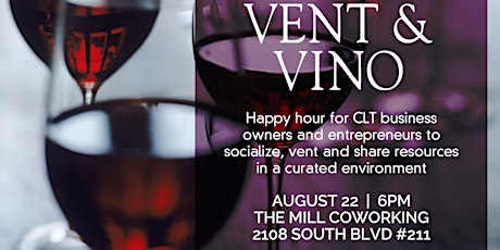Vent & Vino - August Edition  primary image