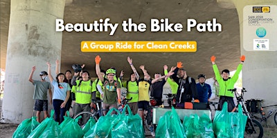 Primaire afbeelding van Beautify the Bike Path: Group Ride and Creek Cleanup with SJCC and KCCB