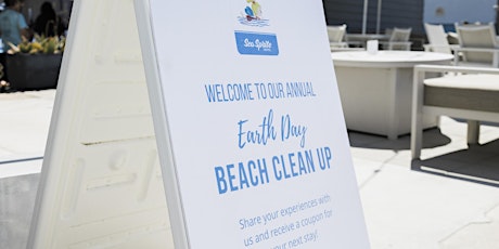 EARTH DAY BEACH CLEAN UP HOSTED BY SEA SPRITE HOTEL