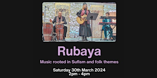 Immagine principale di Rubaya - Music rooted in Sufism and folk-themes 