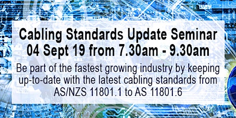Cabling Standards Update Seminar primary image
