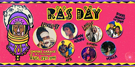 RAS DAY 2019 feat. Leikeli47, Madison McFerrin, The APX, Riders Against the Storm, and more! primary image