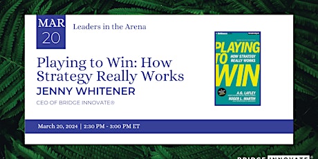Playing to Win with Jenny Whitener