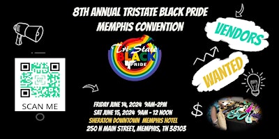 2024 VENDORS REGISTRATION LINK FOR TRISTATE BLACK PRIDE primary image