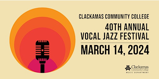 2024 Clackamas Community College Vocal Jazz Festival primary image