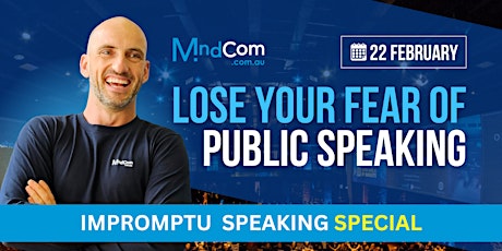 Lose your FEAR of PUBLIC SPEAKING - impromptu SPECIAL primary image