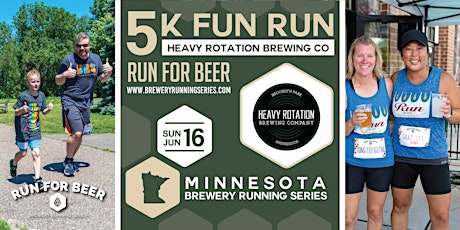 5k Beer Run x Heavy Rotation Brewing Co | 2024 MN Brewery Running Series