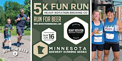 Immagine principale di 5k Beer Run x Heavy Rotation Brewing Co | 2024 MN Brewery Running Series 
