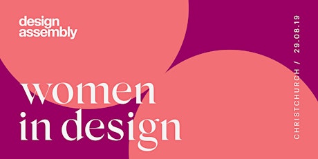 DA Women In Design August 2019 - Christchurch primary image