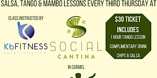 Image principale de Salsa, Tango, & Mambo Lessons at Social Cantina in Carmel