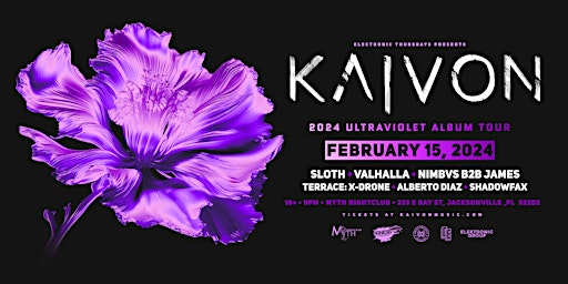 Imagen principal de Electronic Thursdays: KAIVON – 2024 Ultraviolet Album Tour | 2.15.24