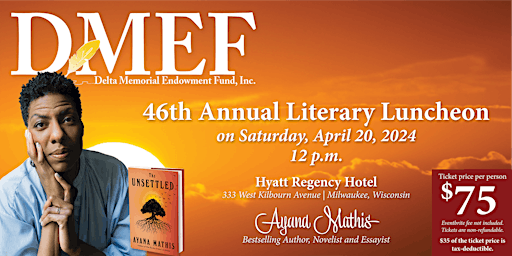 Immagine principale di The Delta Memorial Endowment Fund Inc. 46th Annual Literary Luncheon 