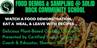 Hauptbild für Plant-Based Tacos & Burritos ~ Food Demo & Sampling