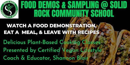 Imagen principal de Plant-Based Tacos & Burritos ~ Food Demo & Sampling