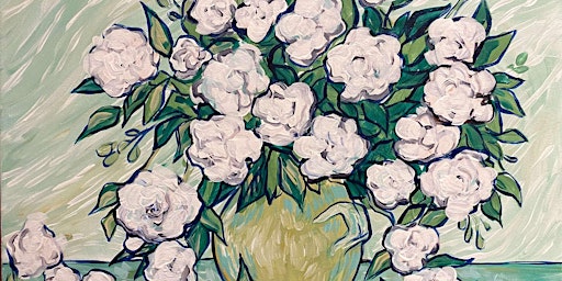 Image principale de Roses ala Van Gogh - Paint and Sip by Classpop!™