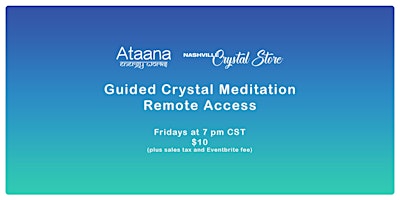 Image principale de Guided Crystal Meditation Online