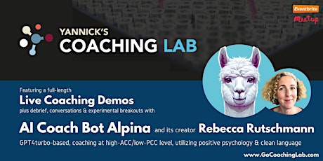 Hauptbild für Yannick's Coaching Lab:  AI Coaching with AI Coach Bot Alpina