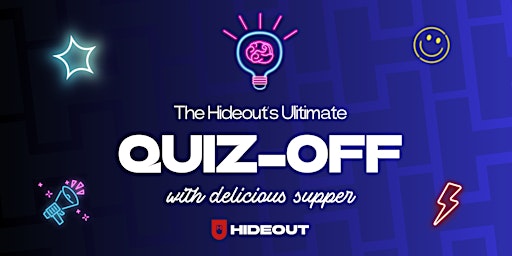 Imagem principal do evento The Hideout's Ultimate Quiz-Off - April