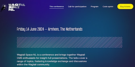 Imagem principal do evento Wagtail Space - 2024 - NL