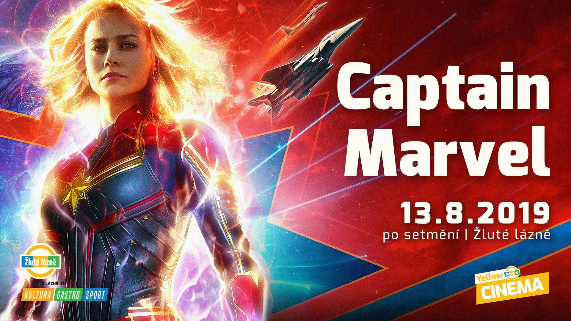 Letní kino Yellow Cinema - Captain Marvel
