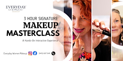Imagem principal do evento Mount Barker Signature Makeup  Masterclass Saturday15th  JUNE  11.00AM