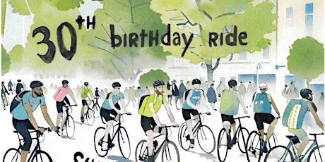 a 30th anniversary bicycle ride for Critical Mass London!