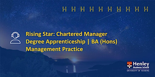 Image principale de L6 Rising Star Chartered Manager Degree Apprenticeships