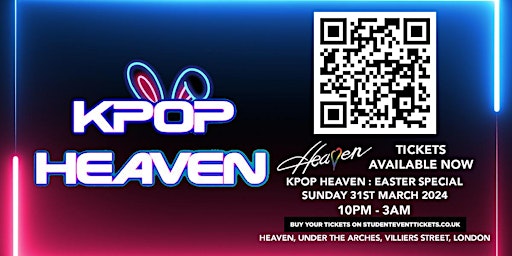 Primaire afbeelding van BANK HOLIDAY SPECIAL @ HEAVEN - SUNDAY 31ST MARCH