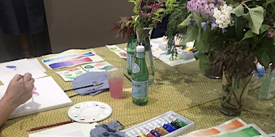 Immagine principale di Summer Floral Watercolours - an immersive painting day 