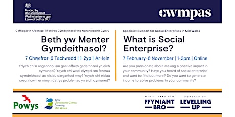 Primaire afbeelding van What is Social Enterprise? | Beth yw Menter Gymdeithasol?