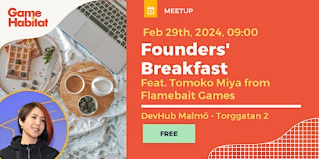 Hauptbild für Founders' Breakfast, Feb. 29th