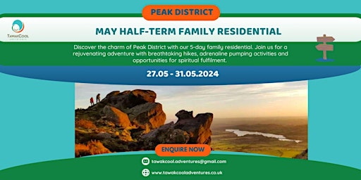 TawakCool Adventures: May Half-term Family Residential primary image