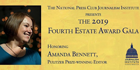 2019 Fourth Estate Award Gala honoring Amanda Bennett, Pulitzer Prize Winning Editor primary image