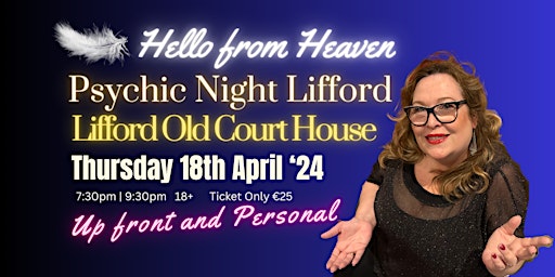 Hello from Heaven - Psychic Night in Lifford primary image