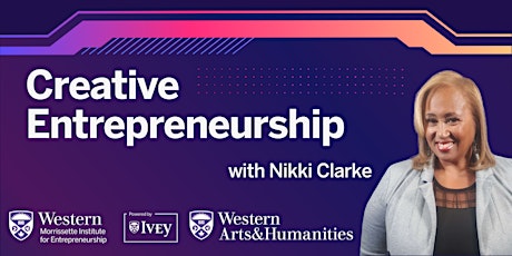 Nikki Clarke: Creative Entrepreneurship primary image