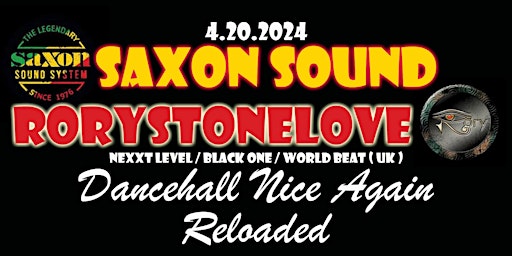 Primaire afbeelding van Dance Hall Nice Again Reloaded Feat : RoryStoneLove Saxon Sound