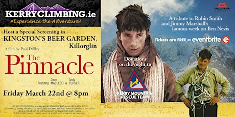 Imagen principal de KerryClimbing Screening of "The Pinnacle" in Kingston's Killorglin.