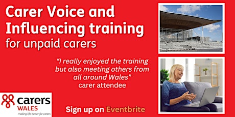 Carer voice and influencing training for carers primary image