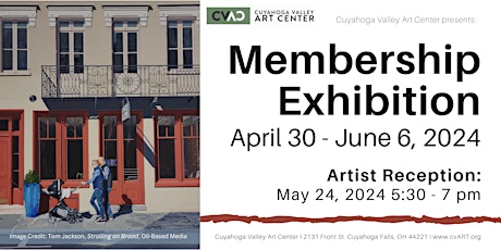 Artist Reception: Membership Exhibition