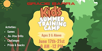 Primaire afbeelding van Gracie Barra Centennial Summer Camp June 17th-21st