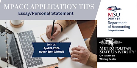 MPAcc Application Tips - Essay/Personal Statement (afternoon session)