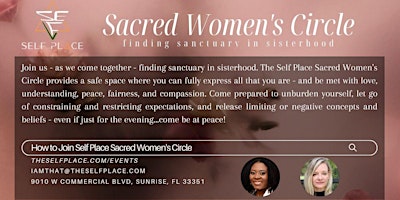 Primaire afbeelding van Self Place's Sacred Women Healing Circle