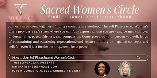 Imagem principal do evento Self Place's Sacred Women Healing Circle