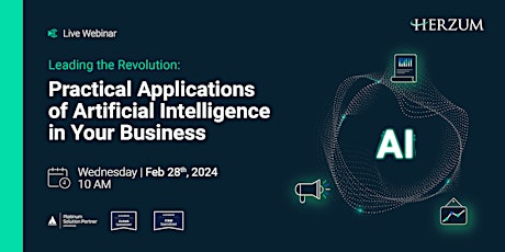 Leading the Revolution: Practical Applications of AI in Your Business primary image