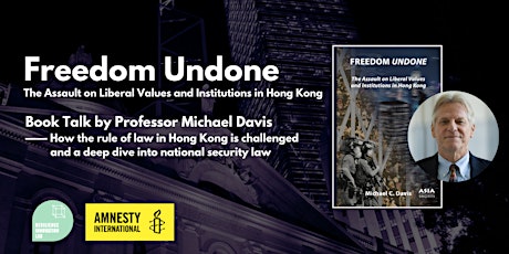 Imagen principal de "Freedom Undone" Evening talk by Professor Michael Davis on his new book