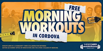Free Morning Workouts @ Cordova Neighborhood Health Club primary image