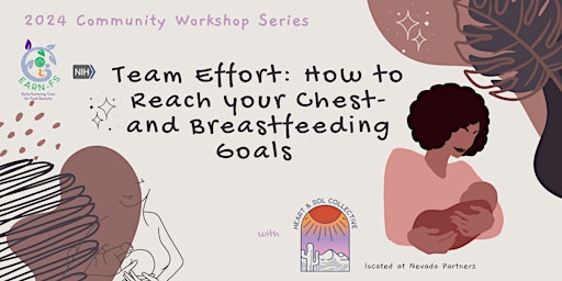 Imagem principal do evento EARN-FS 2024 Community Workshop Series: Reaching your breastfeeding goals